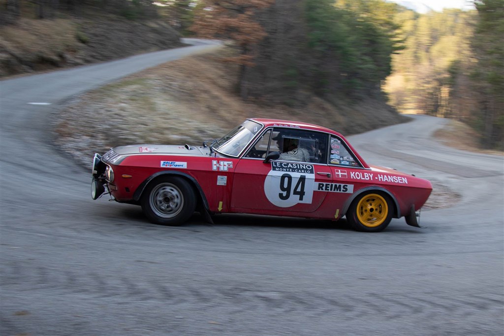 Hans Kolby og Poul Erik-Hansen Lancia Fulvia 1600 HF fra 1971.
(Foto: Torben Weber Andersen)